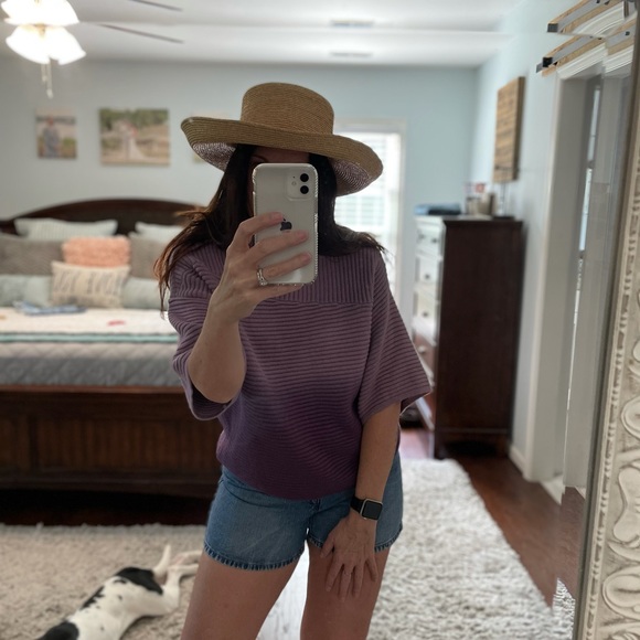 Chico’s Chunky Knit Short Sleeve Sweater 2P - Picture 3 of 9